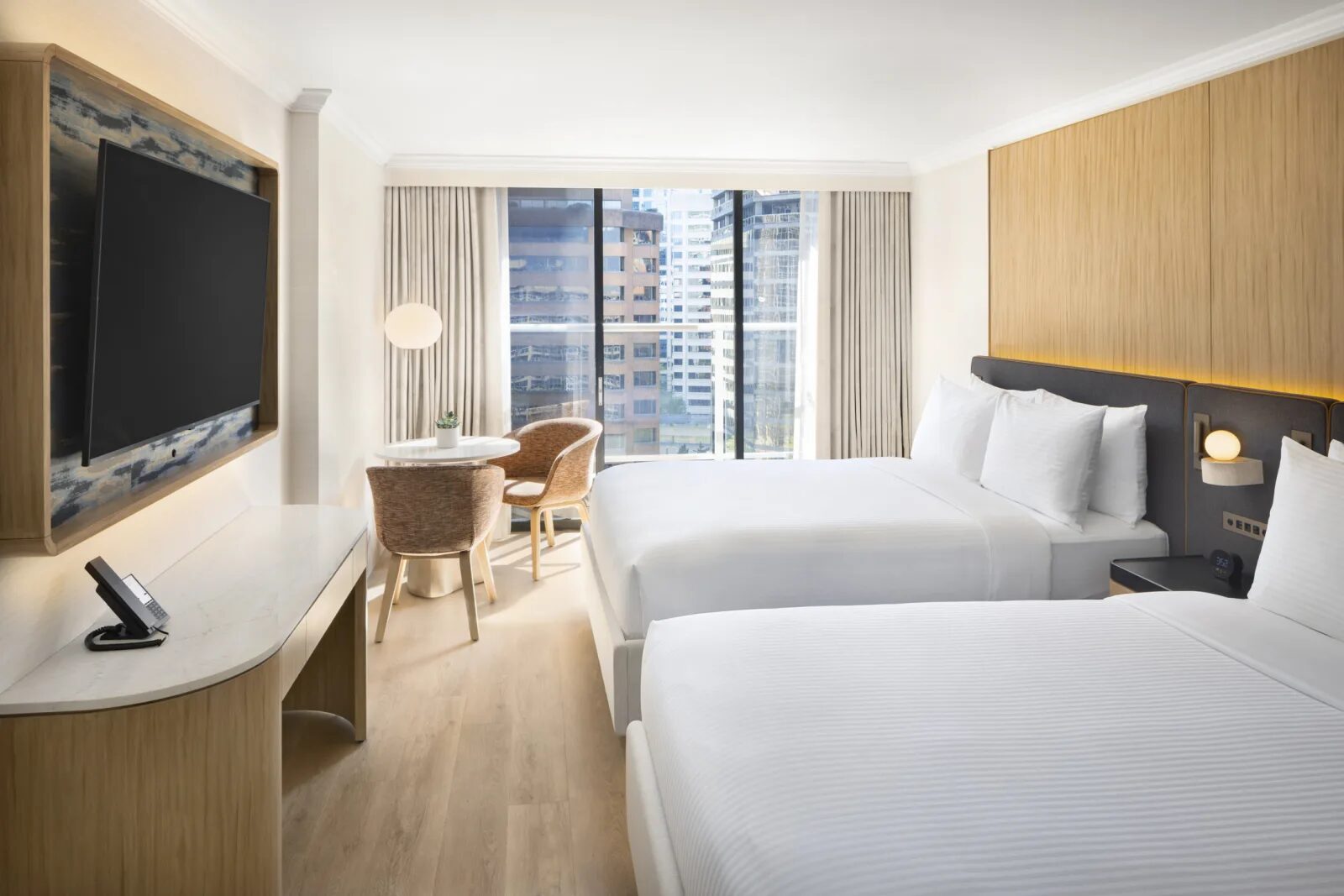 Cityview room with two queen beds at Pinnacle Hotel Harbourfront