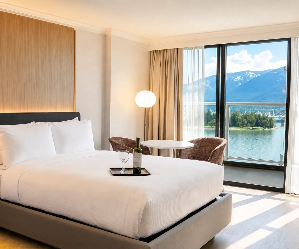 Harbourview room at Pinnacle Hotel Harbourfront